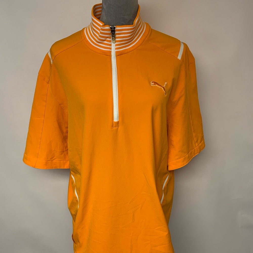 Puma Golf Jacket Storm Cell Water & Wind Resistant 1/4 Zipper Men’s SZ L - Picture 3 of 11
